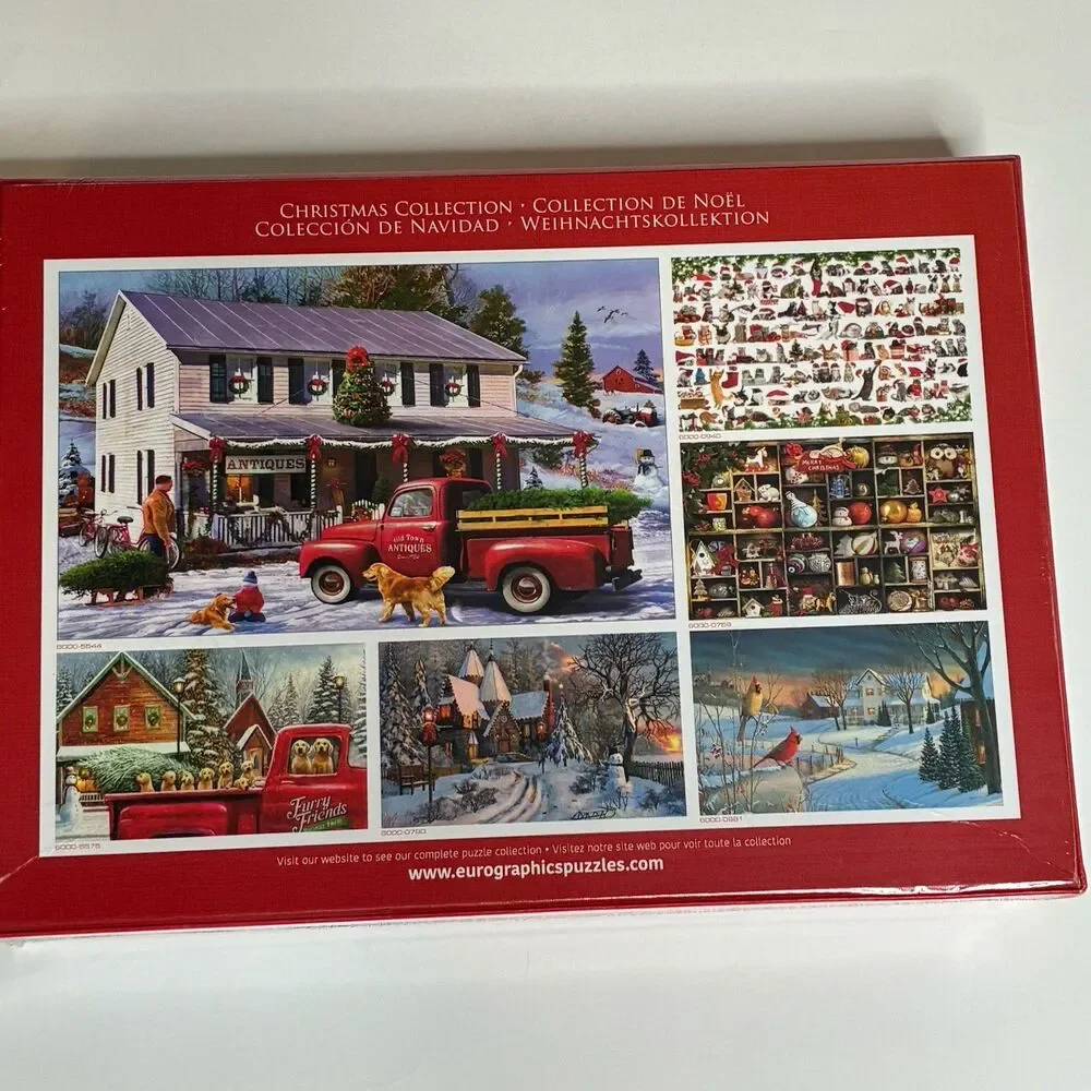 Eurographics Colorful Frosty 1000 Piece Puzzle Ray Heere Snowman NEW SEALED
